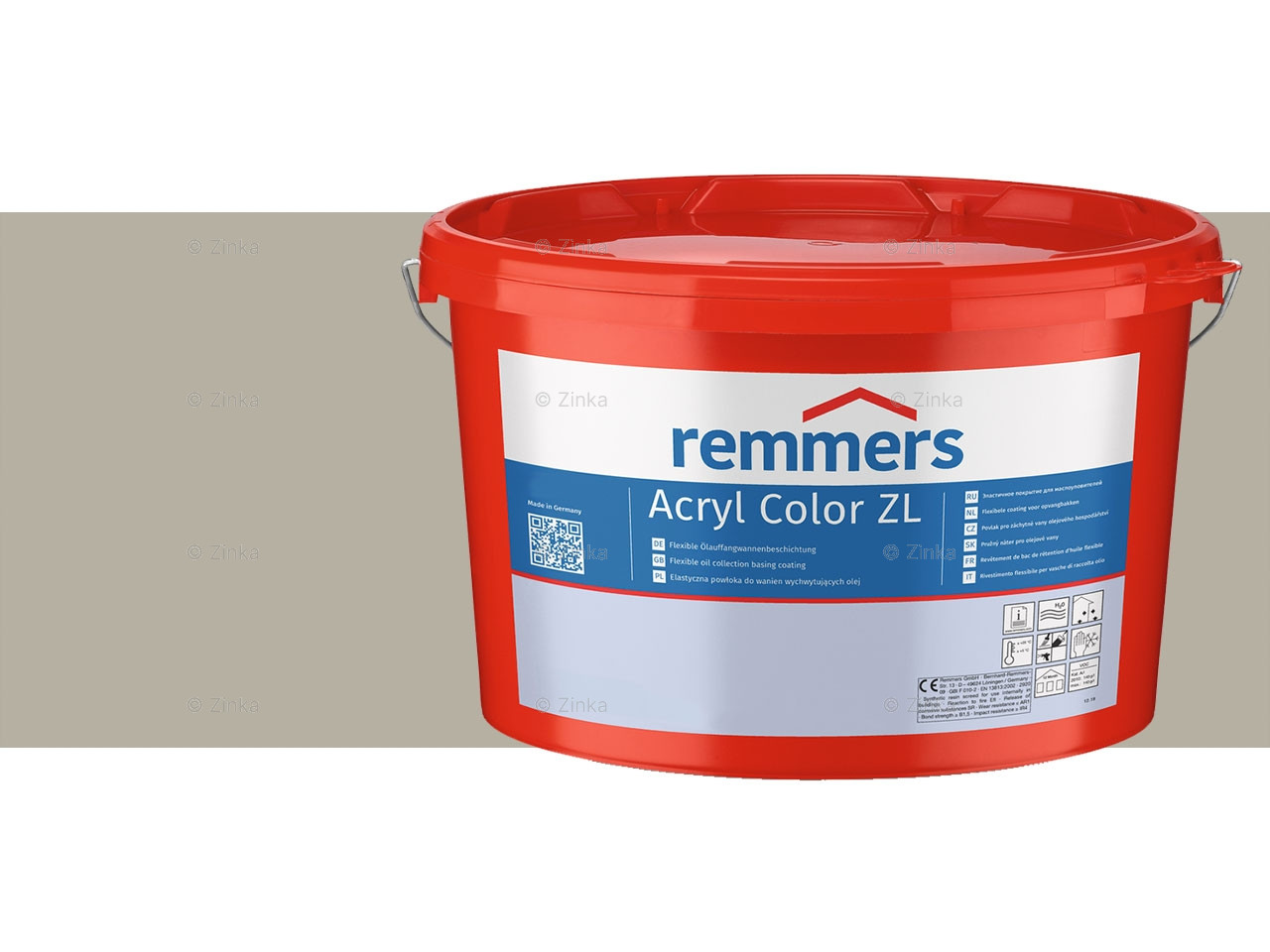 Color ZL kiezelgrijs RAL 7032 voorheen Acryl Betonverf