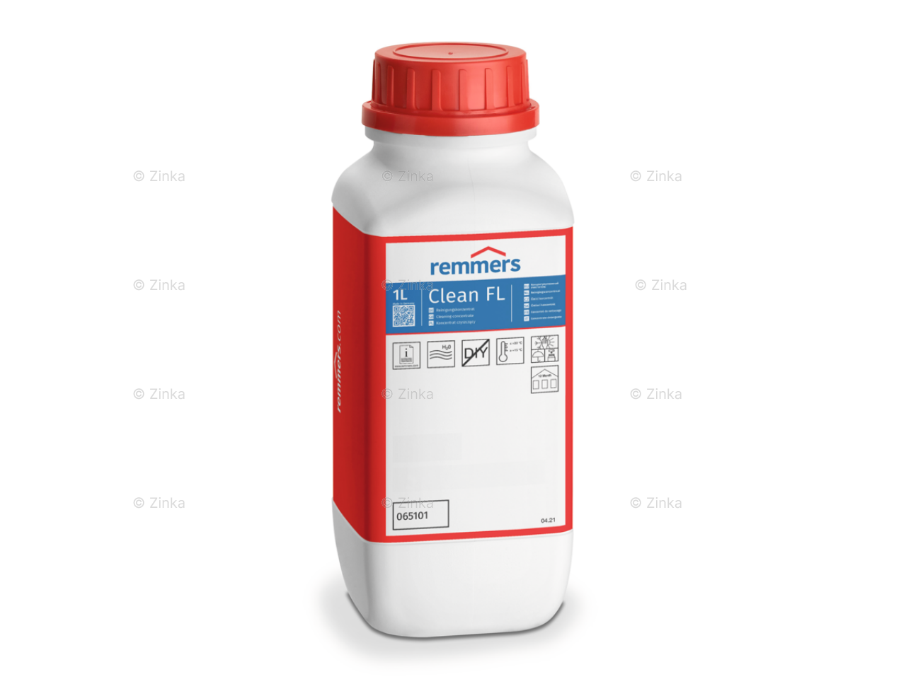 Fles Clean FL reiniger – geconcentreerd reinigingsmiddel voor MB FL 2K restverwijdering op tegels en gereedschap