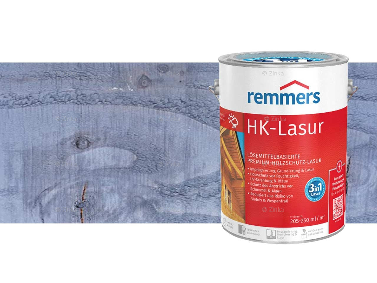 HK-Lazuur antracietgrijs 100 ml proefverpakking