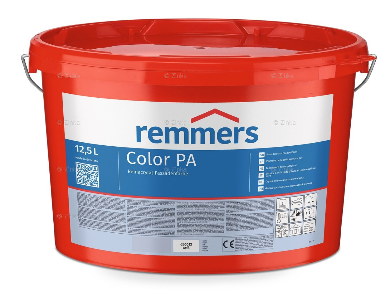 Remmers Color PA wit RAL 9016 – pure acryl gevelverf voor beton en gevels