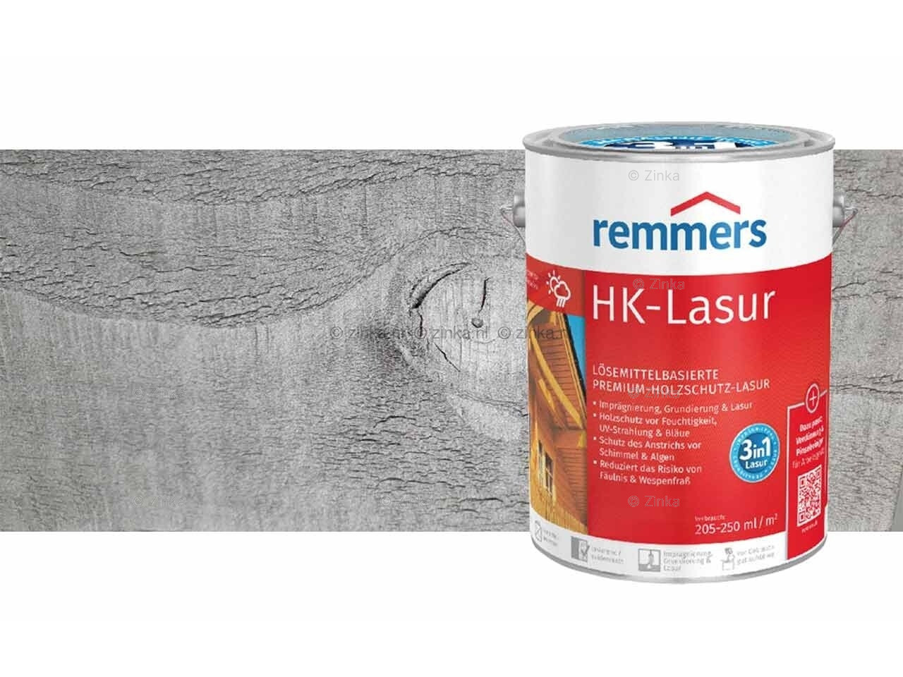 HK-Lazuur Grafietgrijs 5 liter