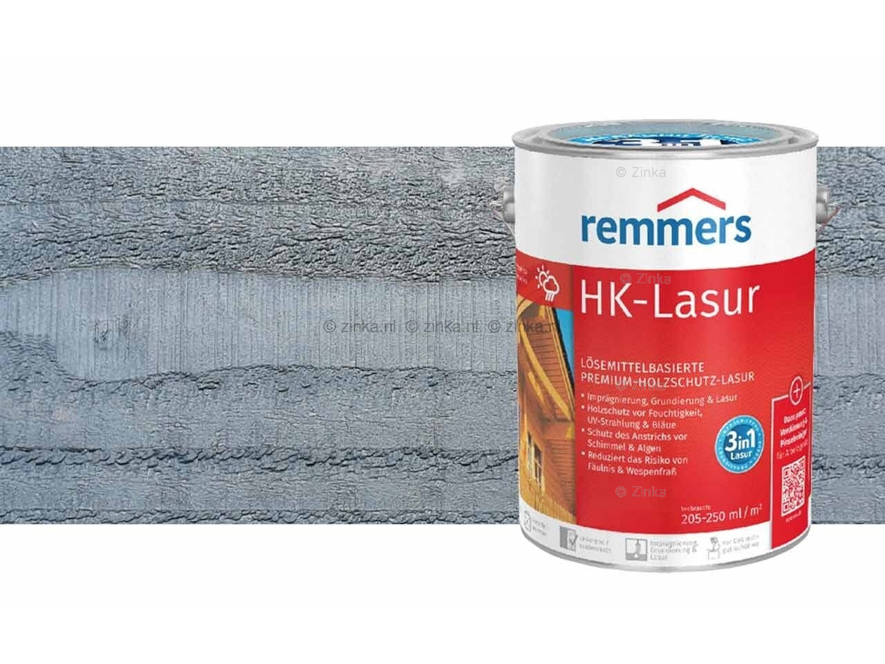 HK-Lazuur Granietgrijs 750 ml