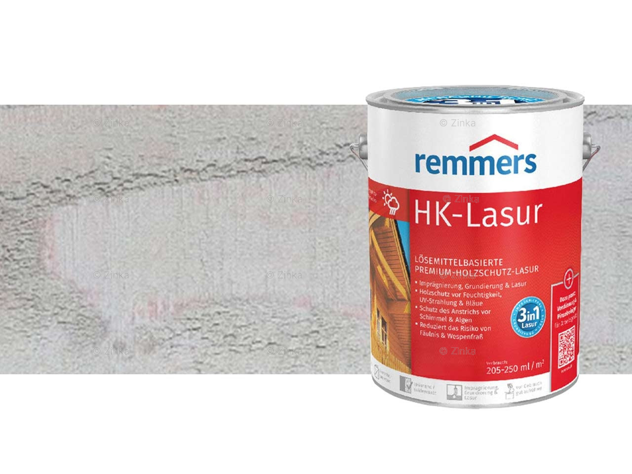HK-Lazuur nevel-mistgrijs 100 ml proefverpakking