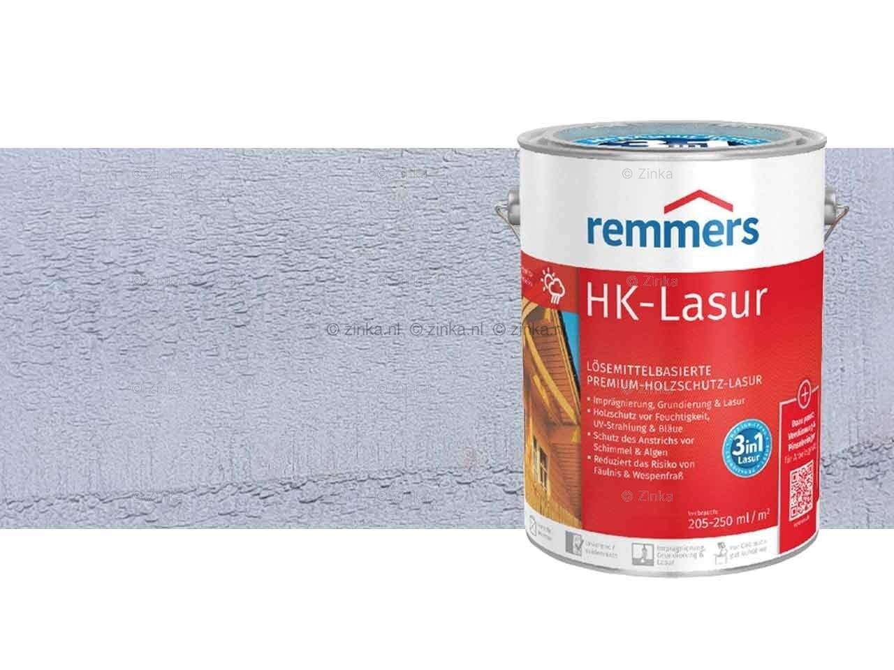 HK-Lazuur Venstergrijs 2,5 liter