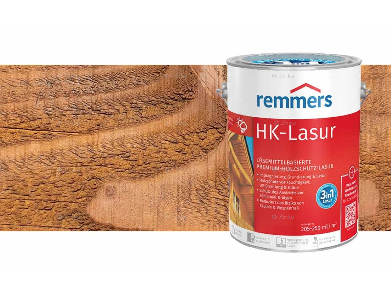 HK-Lazuur  licht eiken 100 ml proefverpakking