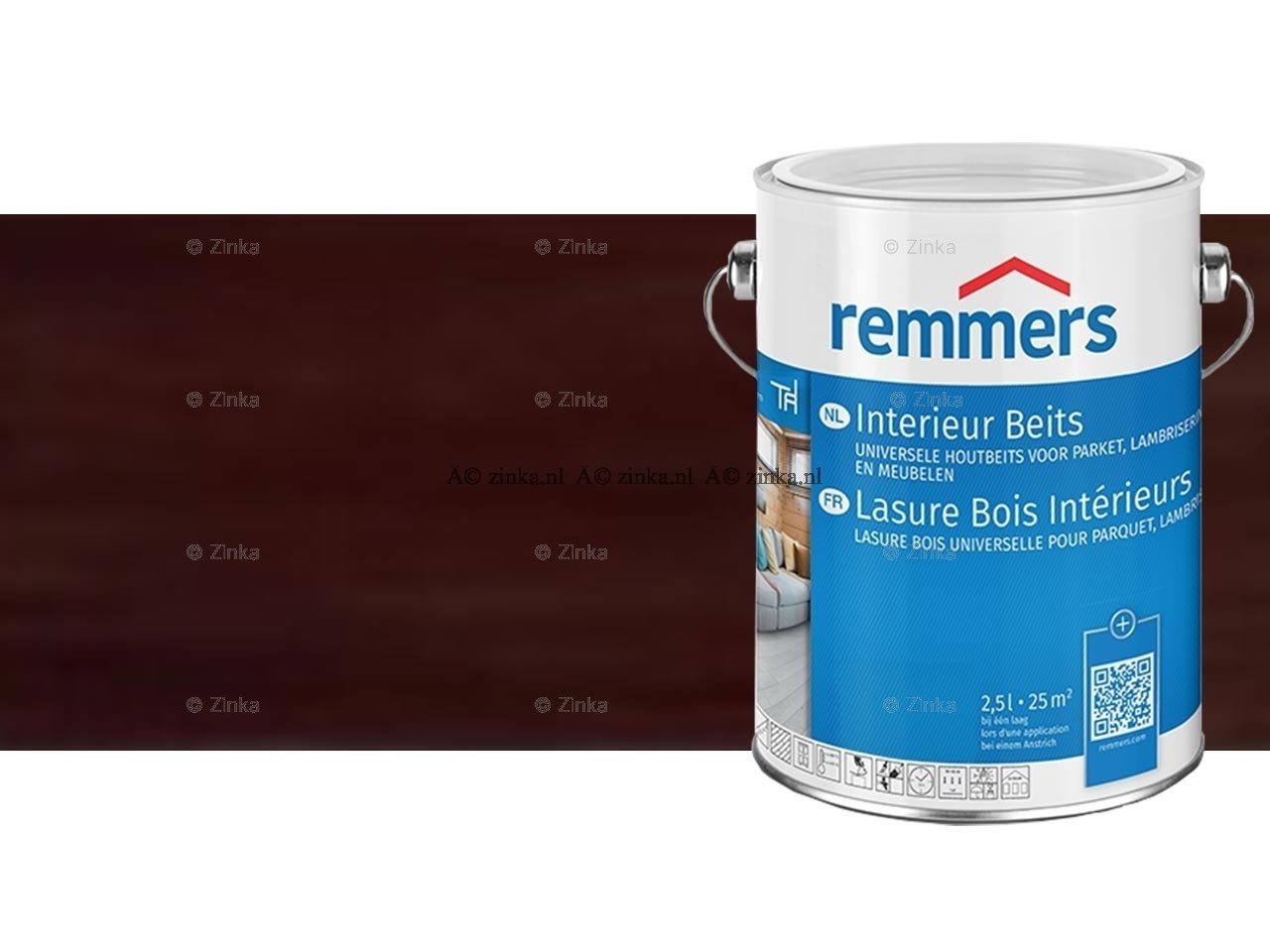 Interieur-Beits 2306 Mocca 100ml proefverpakking