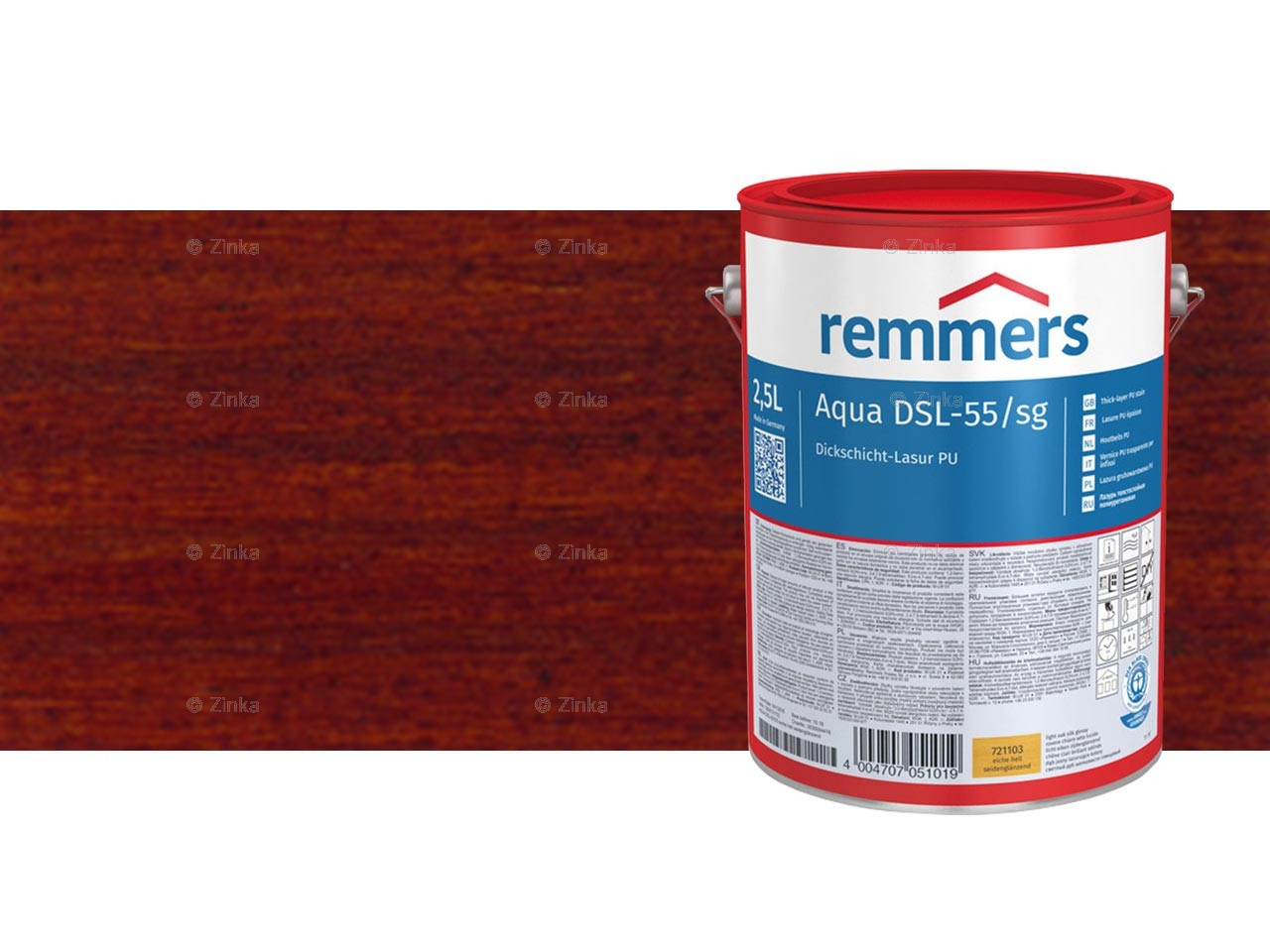 Aqua DSL-55-houtbeits Teak