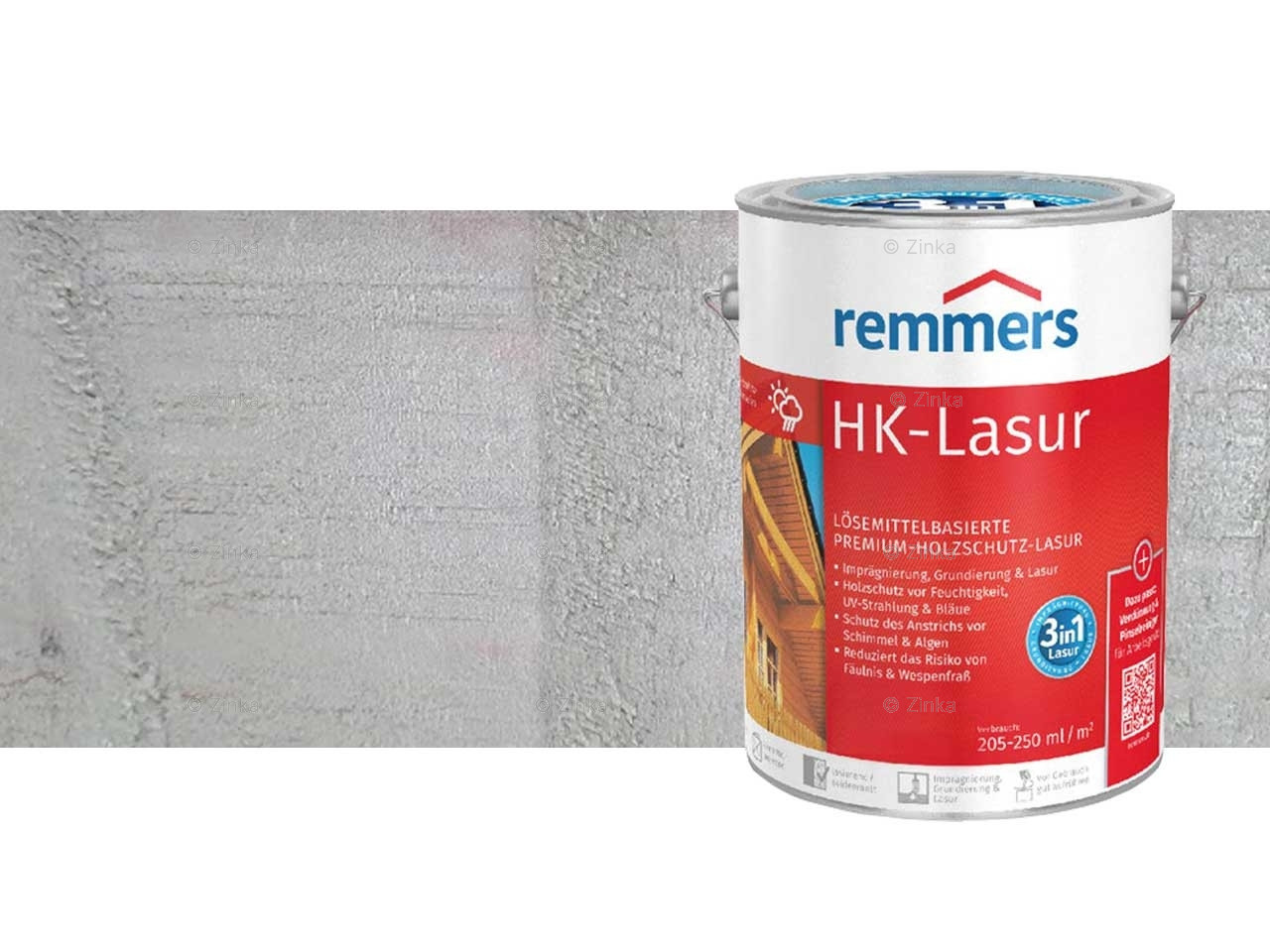 HK-Lazuur platinagrijs 100 ml proefverpakking