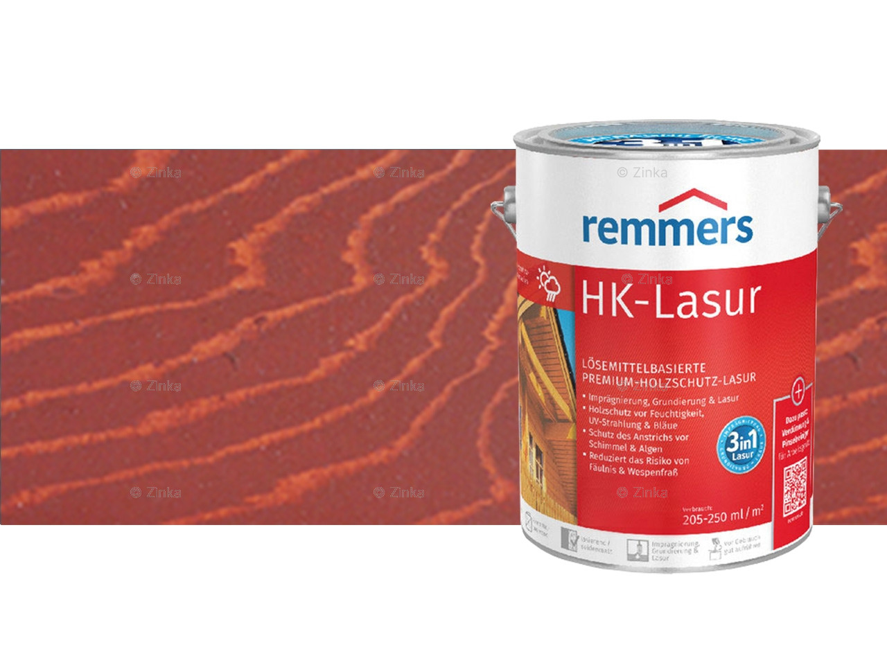 HK-Lazuur Scandinavisch rood 100 ml proefverpakking