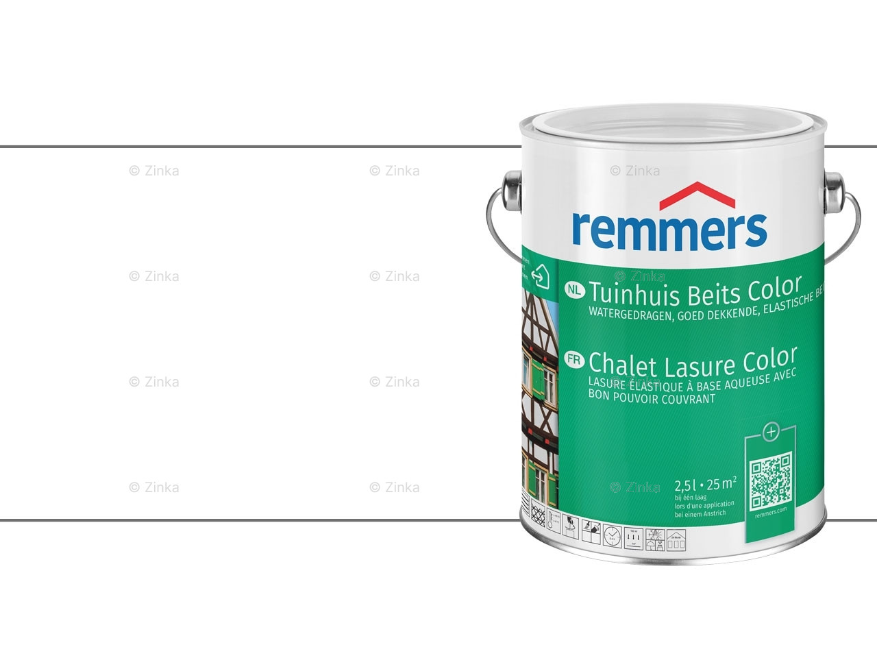 Tuinhuis Beits Color wit RAL 9016 