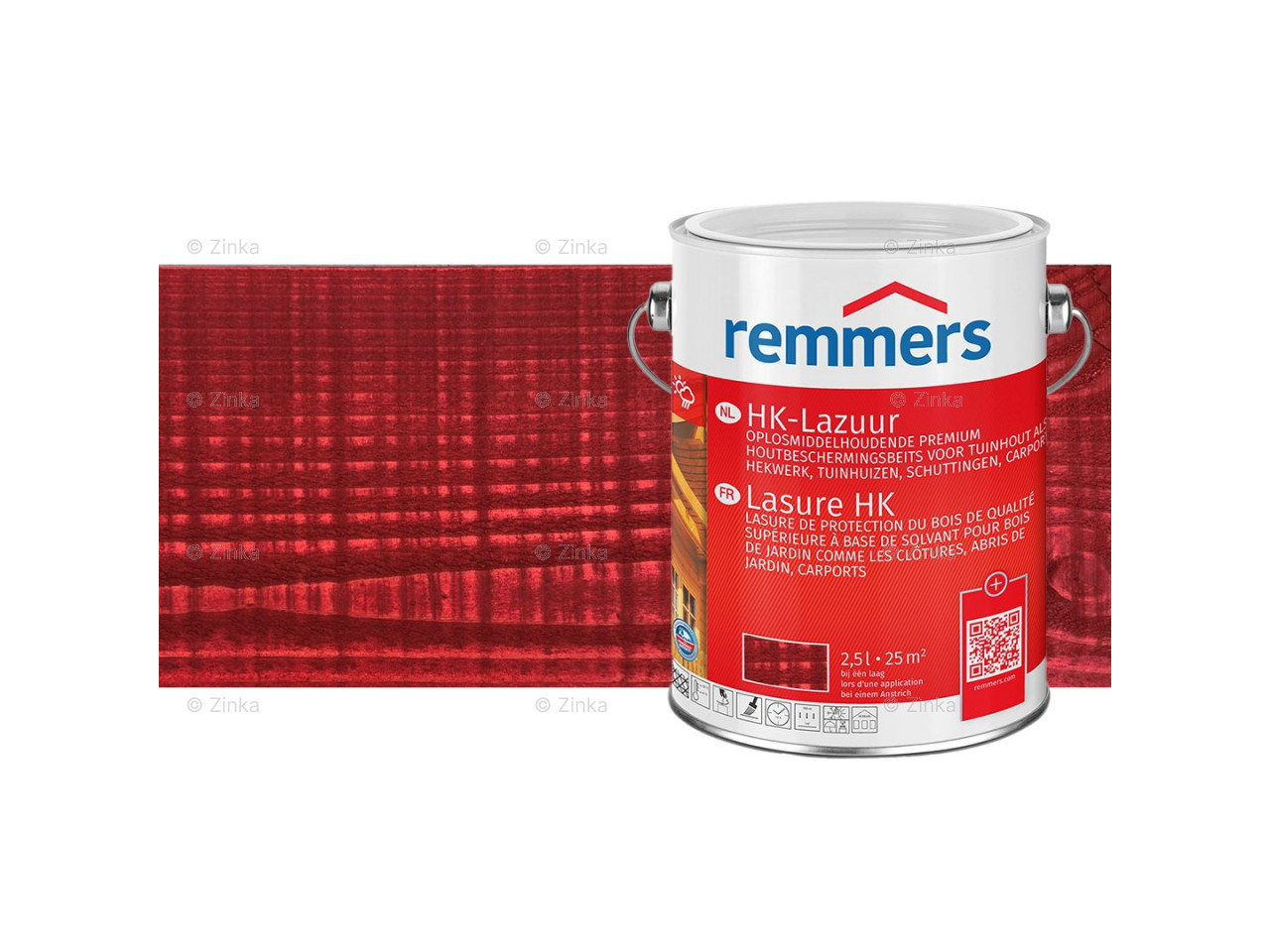 Beits donker rood