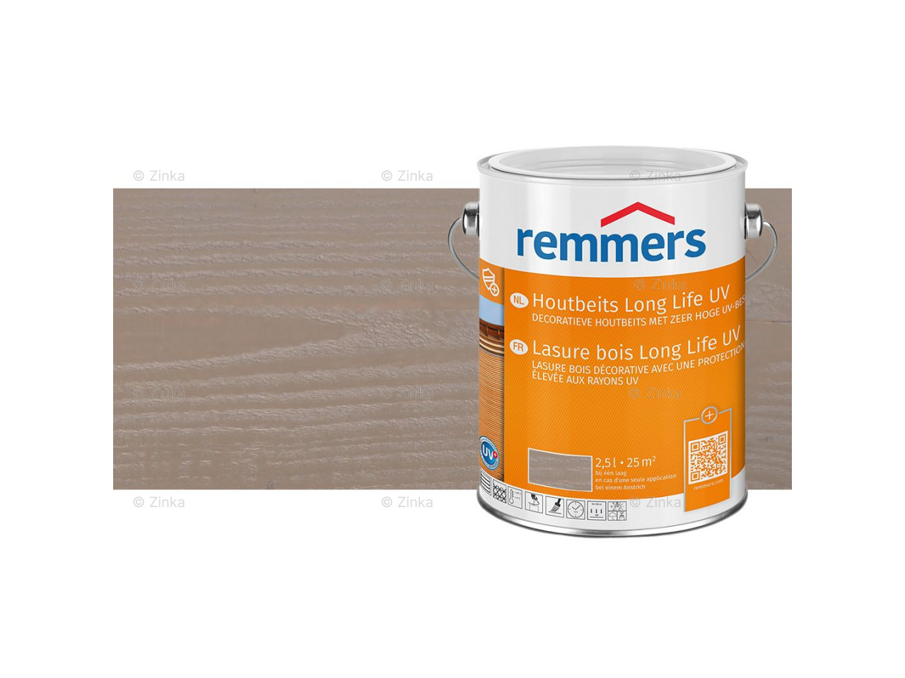 Houtbeits Long Life UV Toscanegrijs