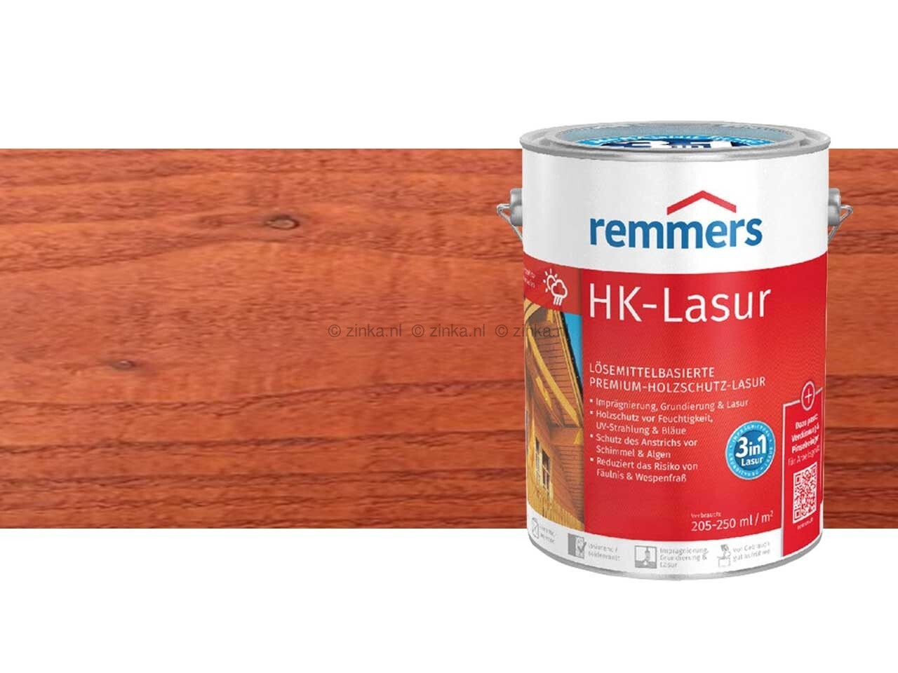 HK-Lazuur pine-lariks 100 ml proefverpakking