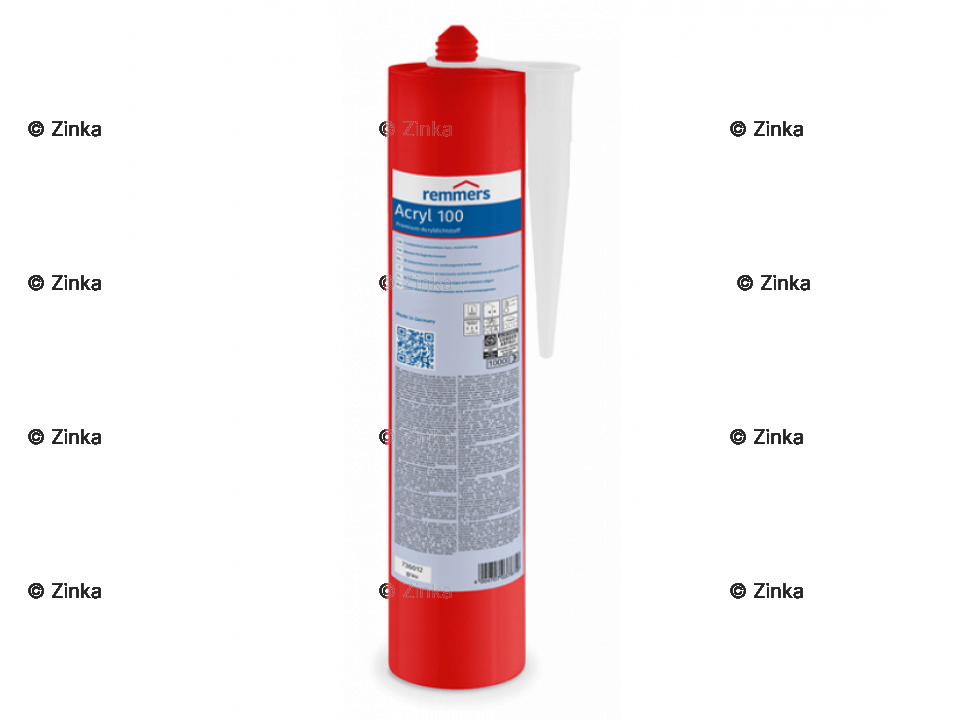 Acryl 100 premium acrylkit in koker - snel regenvast en overschilderbaar