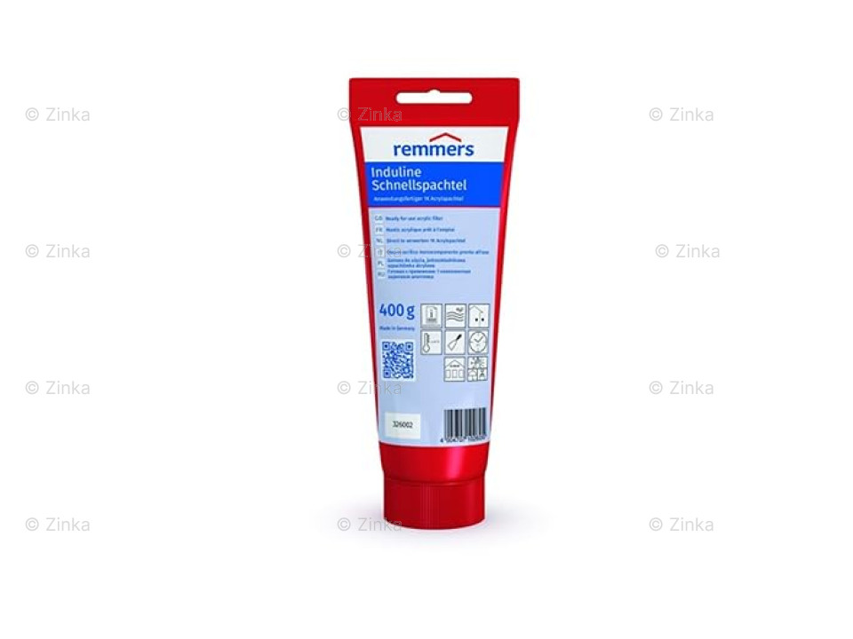 Tube Induline Snelspachtel – witte, oplosmiddelvrije spachtel voor hout en minerale ondergronden