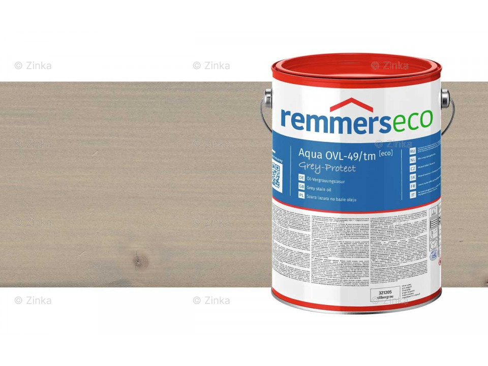 Remmers aqua ovl 49/tm olie vergrijzingsbeits watergrijs metallic