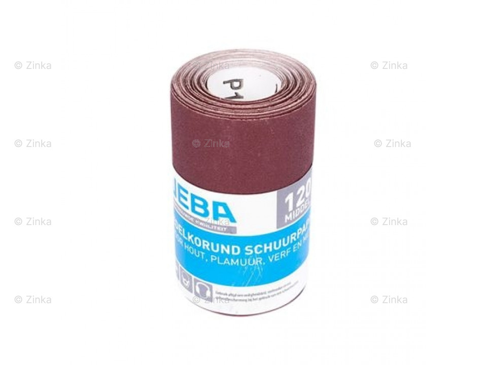 VEBA Schuurpapier rol 110MMx4,5MTR edelkorund P120
