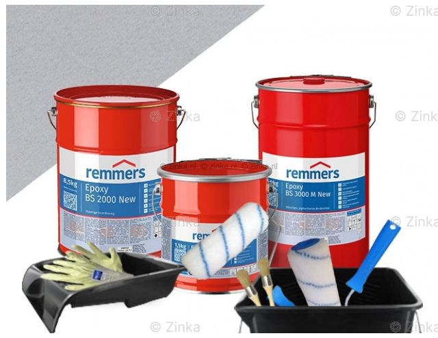 complete set garagevloercoating Lichtgrijs Starterskit ZK 26