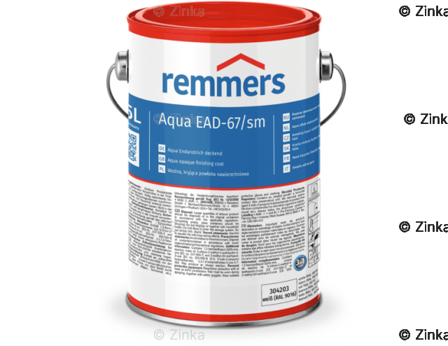 Aqua EAD-67/sm Aflak dekkend RAL kleuren
