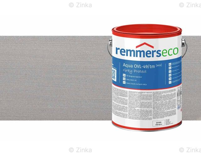 Aqua OVL-49/tm-olie-vergrijzingsbeits platinagrijs metallic