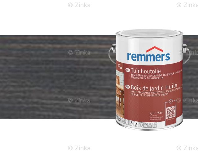 Tuinhoutolie antraciet intensief