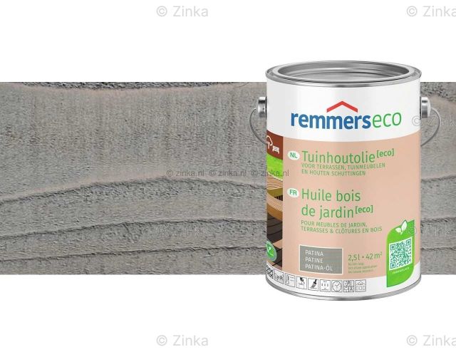 Tuinhoutolie Eco zilvergrijs 100 ml proefverpakking