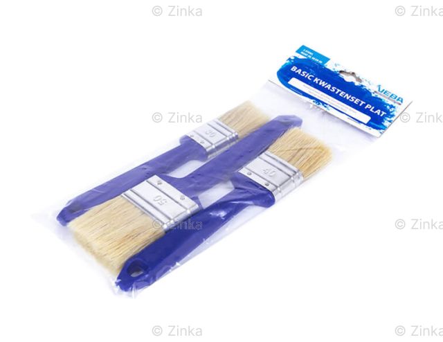 Wegwerp Kwastenset 3-Delig Plat