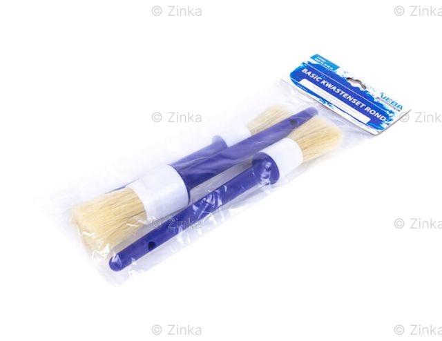 Wegwerp Kwastenset 3-Delig rond