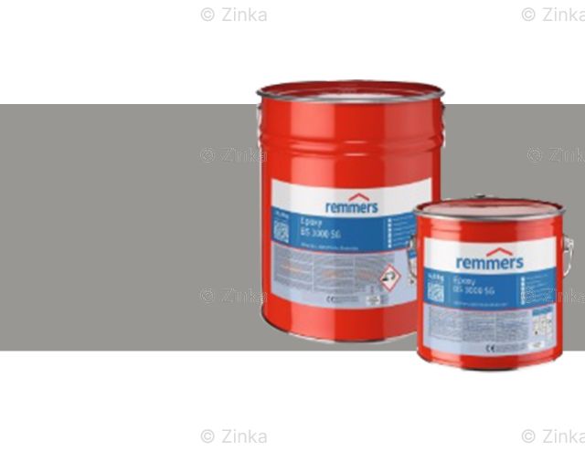 Epoxy BS 3000 SG zijdeglans zilvergrijs RAL7001