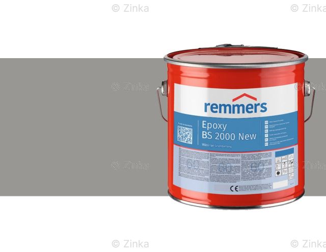 Epoxy BS 2000 zijdemat zilvergrijs