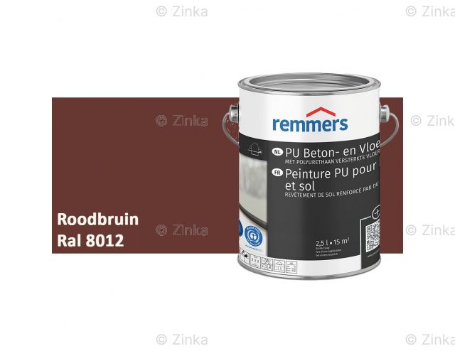 PU beton- en vloerverf - roodbruin