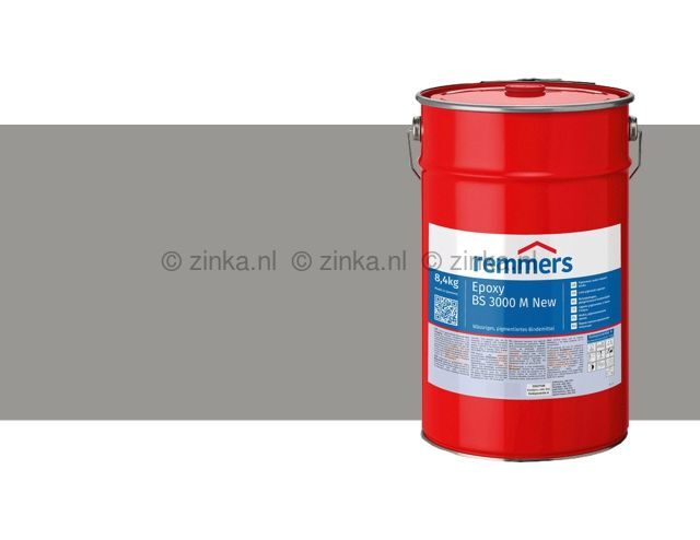 Epoxy BS 3000 M zijdemat zilvergrijs RAL7001