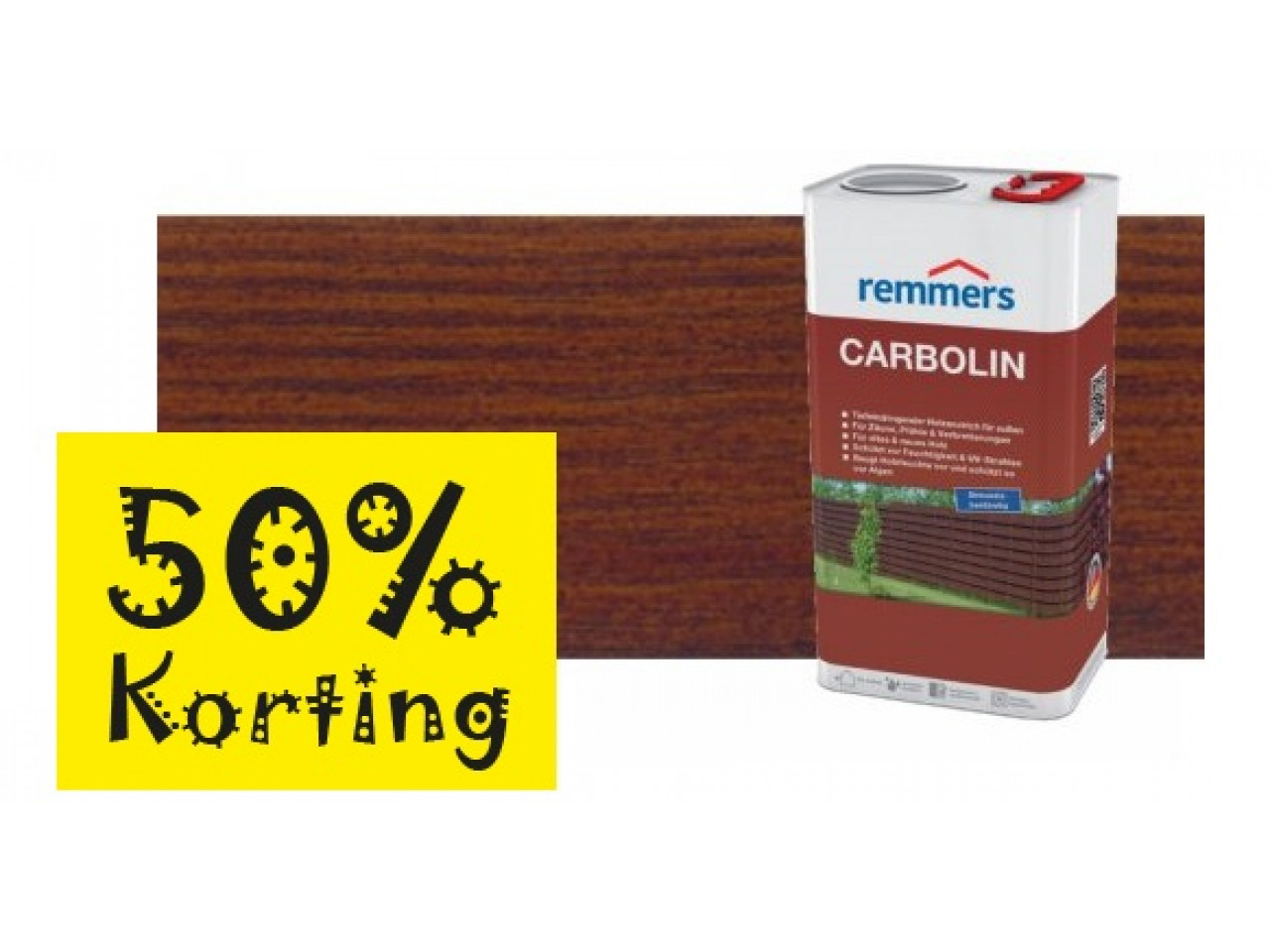 Carbolin Natuur Bruin - 50% korting