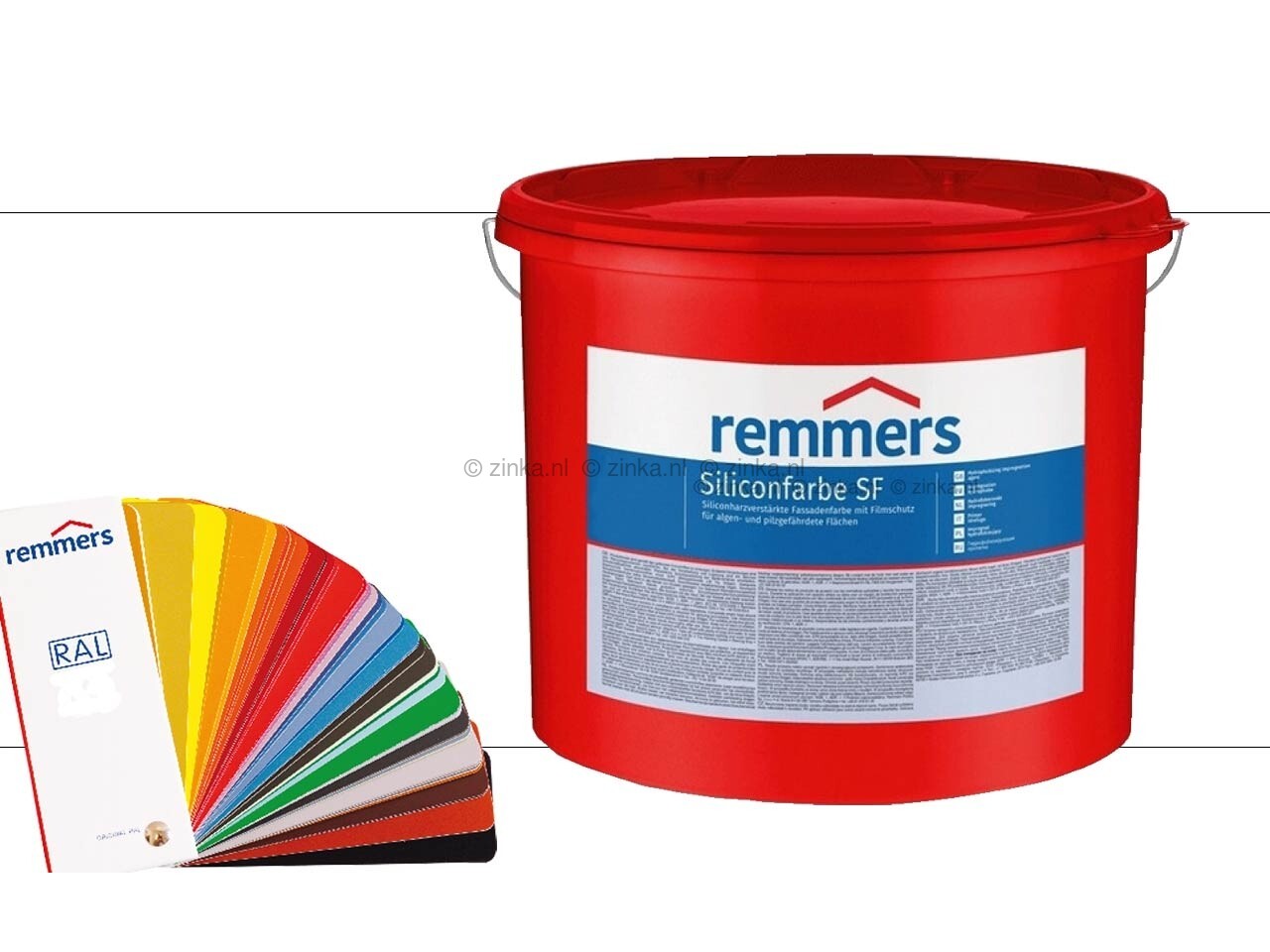 Color SF/ Siliconenverf SF RAL kleurenwaaier