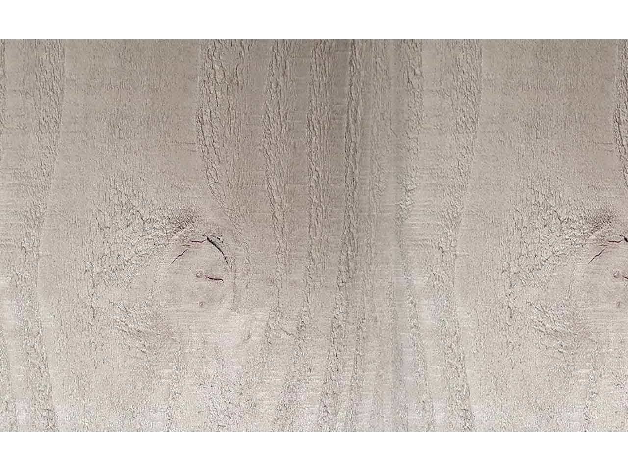 Close-up van een plankje behandeld met platinagrijze houtolie