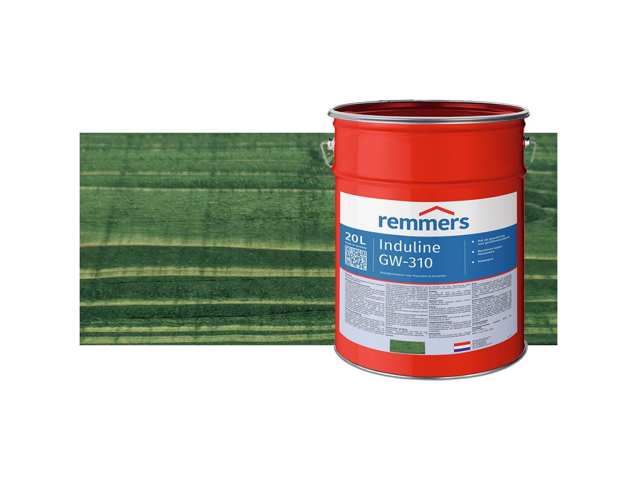 zinka-beits-remmers-induline-gw-310-houtbeits- dennengroen-20liter