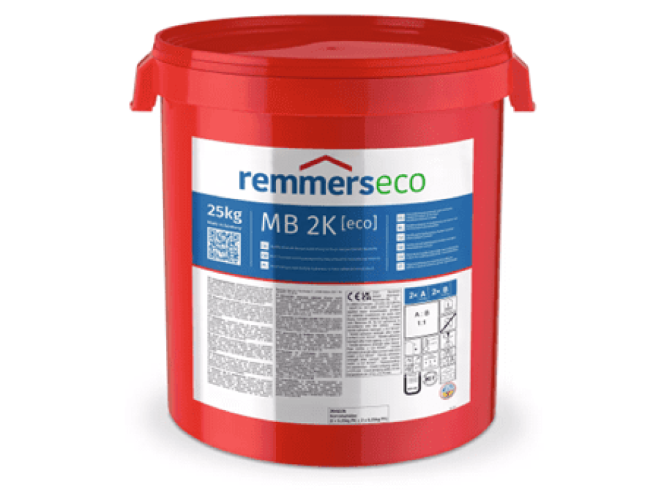 25 kg emmer MB 2K [eco] multifunctionele 2K afdichtingscoating op basis van hernieuwbare grondstoffen