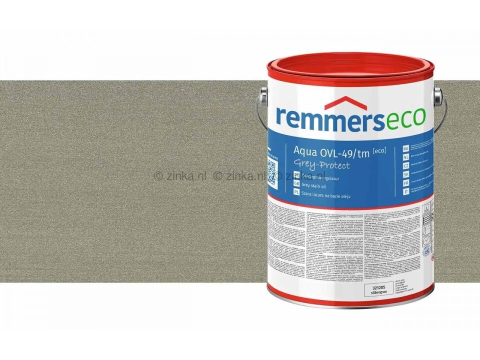 Remmers aqua ovl 49/tm olie vergrijzingsbeits riet metallic