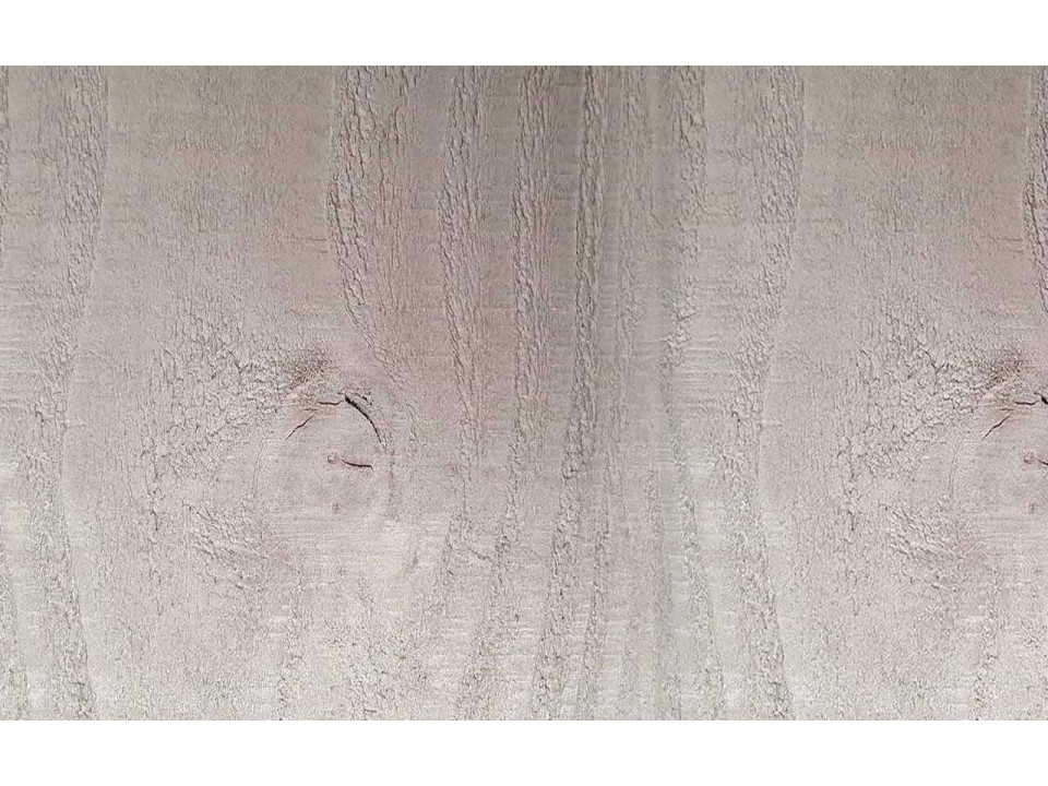 Close-up van een plankje behandeld met platinagrijze houtolie