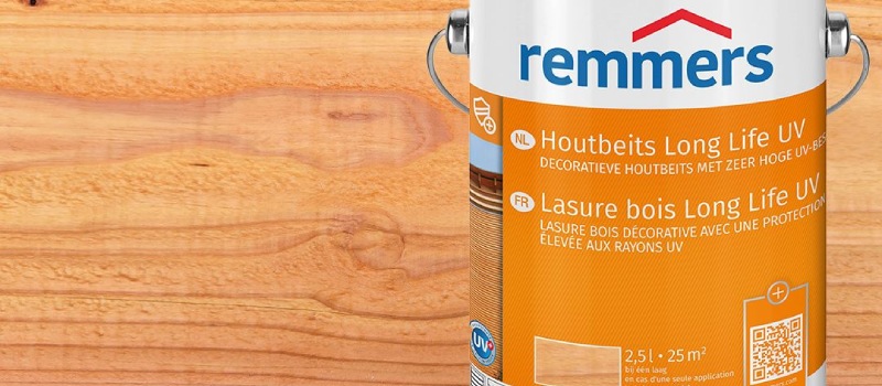 Remmers HK Lazuur Kleurloos in combinatie met Remmers Houtbeits Long Life UV