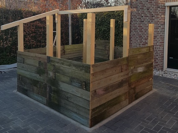 Alweer halverwege de bouw Alweer halverwege de bouw