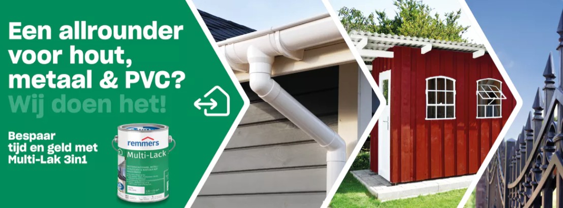 Remmers Multilak voor hout, metaal en pvc
