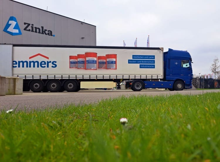 Zinka-remmers-vrachtwagen